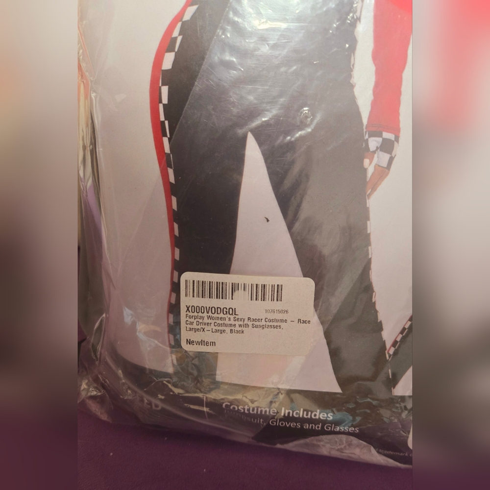 FORPLAY WOMEN'S SEXY RACER COSTUME WORN ONE TIME - Picture 4 of 6